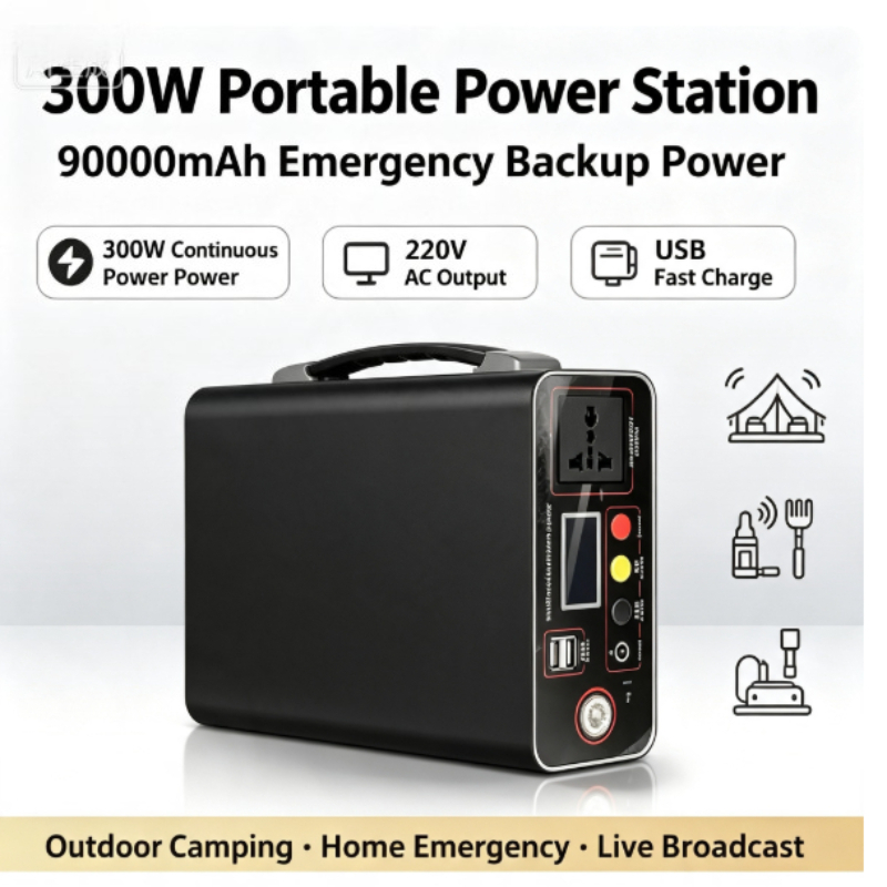 Outdoor Power And Plant - Taşınabilir Güç Kaynağı 300W 220V, 333Wh,