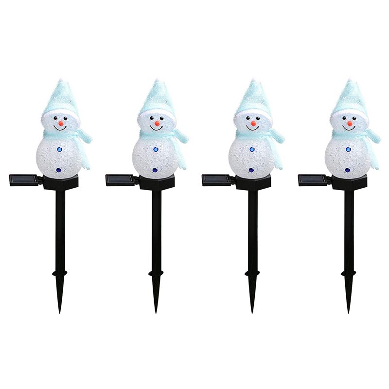 N84R 4X Kardan Adam Güneş Işık - Outdoor Solar Power Xmas Lights incelemesi ve fiyatı
